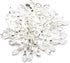 100pcs 15x5mm Silver Plated Small Pendant Bails Glue on Bails Tag Jewelry Bails Oval Scrabble Glue On Earring Bails Small Spoon Shape for Making J...