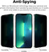 [2 PACK Privacy Screen Protector for iPhone 11/Xr, Anti-Spy Full Glue PET EPU Hybrid Screen Protector, Self-Healing, Case Friendly, Easy Installat...