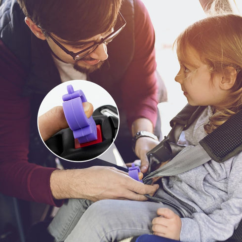 MORLIKE LIVING Silicone Buckle Release Tool, Unbuckle Assistant, Easy Buckle Release Aid for Parents and Caregivers to Unbuckle (Purple-Grey)...
