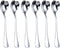 Mini Coffee Spoons, Demitasse Spoons, heart shaped spoons, 4.9-inch18/10 Stainless Steel Spoons Set Espresso Spoons, set of 6...
