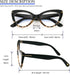 DXYXYO Oversized Cat Eye Reading Glasses Women Blue Light Blocking with Magnification 1.5 Vintage Fashion 3 Pack Anti Blue Retro Cute Computer Rea...