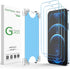amFilm Magnetic OneTouch 3 Pack Compatible with iPhone 12 Pro Max 6.7" Screen Protector Tempered Glass Accessories, Premium Easiest Installation K...