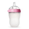Comotomo Baby Bottle Single Pack, Pink, 8oz...