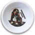 Plastic 2 Cup Capacity Basset Hound and Paw Print Pattern Pet Bowl - 7 x 1.75 Inch...
