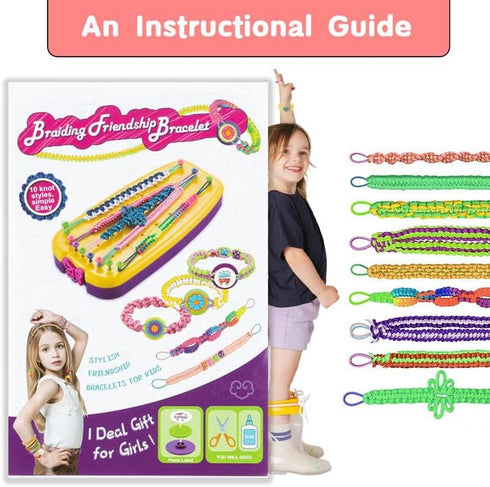 Girl Birthday Gift, Friendship Bracelet Making Kit for Girls, 6 7 8 9 10 11 12 Year Old Girls Gifts Ideas, Arts and Crafts for Kids Ages 8-12, Str...