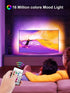 GIPOYENT TV LED Backlights, Music Sync LED TV Backlight, for 60-85 Inch TV, LED TV Light with Bluetooth Function - RGB Color Changing Light Strip ...