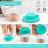 Sophico Small Salt and Pepper Shakers Set with Moisture Proof Sinlicone Lids, 4.5oz Mini Spice Shaker to go for Camping Travel Picnic Lunch Boxes ...