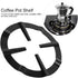 Gas Reducer, Gas Stove Grates Stainless Iron Pot Holder Stand Wok Adapter for Espresso Maker, 5.2 x 5.2 x 0.1in Black...