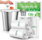3 Gallon 120 Counts (fit 2.6-3.3 Gal) Small Trash Bags Garbage Bags by RayPard, 10-12 Liter Waste Basket Liner Fit 2.6,3.1,3.2,3.3 Gal Trash Can f...