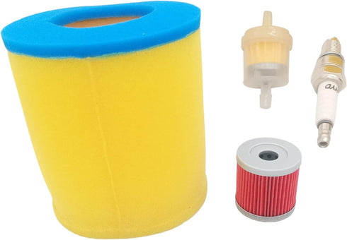 Tune Up Kit Air Oil Filter For Suzuki LTZ400 LTA400 LTF400 LTF500 LTA500 Kawasaki KFX400 Arctic Cat DVX400...