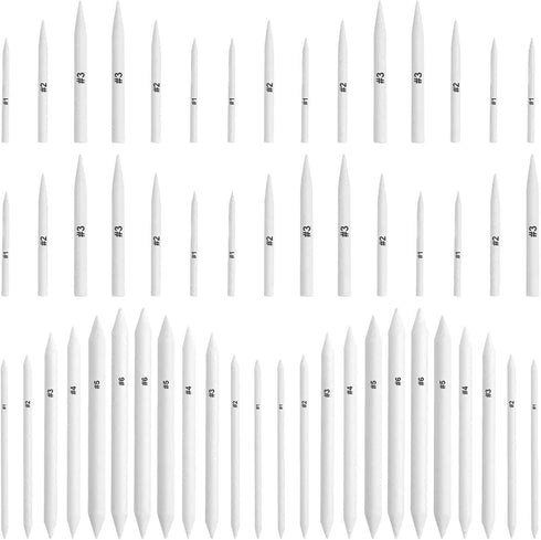 FEBSNOW 48 Pcs Blending Stump and Tortillions, Paper Art Blenders, Art Pencils, Drawing Pencils for Artists Student Sketch Drawing Tools, Drawing ...