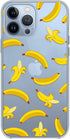 Blingy's for iPhone 13 Pro Case (6.1 inch), Fun Banana Style Cute Cartoon Pattern Tropical Fruits Design Transparent Soft TPU Protective Clear Cas...