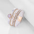 Long tiantian Boho Leather Wrap Bracelets for Women Cute Stackable Heart Summer Bracelets for Women Trendy 2024 Stuff Gifts...