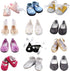 SOTOGO 12 Pairs of 18 Inch Doll Shoes Fits for American 18 Inch Doll Include Sandals Leather Shoes Ballet Shoes...