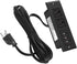 CCCEI Furniture Recessed Power Strip, Black Desk Outlet with USB Ports, in Conference Desktop Flush Mount Plug, 6 ft Extension Cord....