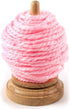 Iblay wood arts Wood Yarn Holder with Twirling Mechanism Classic Hand-Operated Winding and Dispensing Accessories, Presents for Craft Lovers7 Inch...