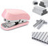 Pink Color Mini Stapler with Staples,Small Cute Stapler for Desk,Gift for Student or Office Use (Pink)...