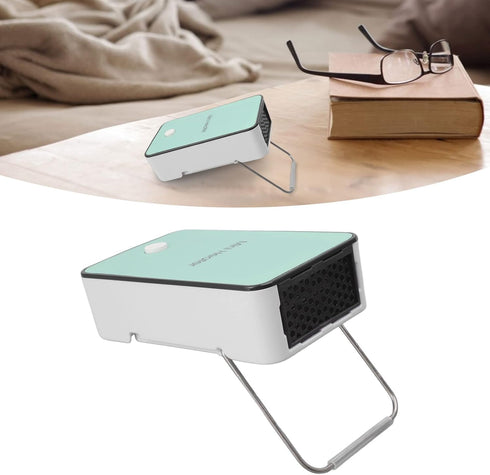 Mini Air Heater, Desktop Heater with Rotatable Bracket Cyan Mute Quick Heating Electric Air Warmer for Home Room Office (US Plug 110V)...
