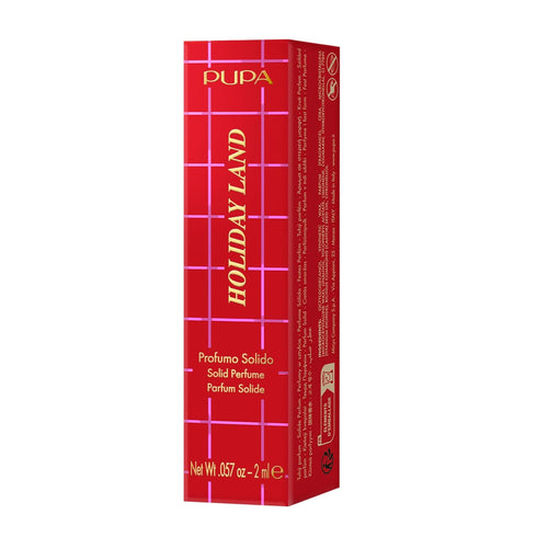 Pupa Milano Holiday Land Solid Perfume, 0.057 oz - Women's Perfume - Floral Citrusy Fragrance - With Vanilla and Bergamot Notes - Travel Perfume...