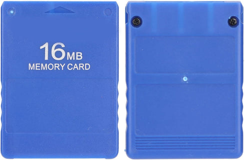 Yoidesu Memory Card for PS2, 16MB High Speed Game Memory Card Plug and Play External Data Card for 2 PS2 Game Console(Blue)...