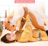shangman Lovely Plush Cat Doll Cute Cartoon Soft Stuffed Kitten Pillow Long Throw Sleeping Toy Gift for Kids Girlfriend Multiple Size (Brown,70cm/...