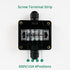 ABS IP67 Waterproof Dustproof Electrical Junction Box, with 15A 600V Barrier Terminal Cable Connector, 1IN/1Out Power Junction Box?2.48 * 2.28 * 1...
