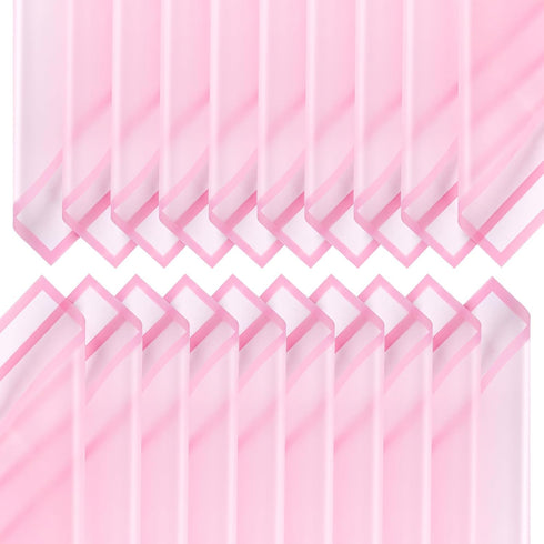 lyy-biuty 20 Sheets Flower Wrapping Paper Bouquet Floral Wrapping Paper Pink Border Flower Wrapping Paper Floral Paper for Bouquet Flower Gift Pac...