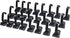 24 Pcs/Lot Black Plastic Wrist Watch/Smartwatch Display Holder Rack Store Home Shop Usage Show Stand Jewelry Bracelet Display...