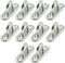 10Pcs M5 Eye Plate, Marine Oval Buckle Fixed Plate Seat Rope Pull Ring Oval Door Buckle 304 Stainless Steel 1.8 Inch Length...
