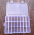 Clear Plastic Storage Box Compartments with Adjustable Dividers, Transparent Beads Earring Jewelry Organizer Holder with Lid for Craft Nail Art Ta...