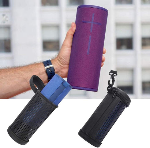 Travel Hollowed Mesh EVA Case, Storage Bag with Strap for Ears MEGABOOM 3 Portable Wireless Speaker...