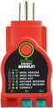 ALLOSUN EM9807 GFCI North American AC Electrical Outlet Receptacles Socket Tester, RED...