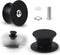 2pcs Universal Silicone Pot Lid Replacement Knob, Heat Resistant Pan Lid Holding Handles Black Non-Slip Pan Lid Knob for Slow Cookers Skillets Kit...