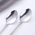 Long Iced Teaspoon 8-Inch Cold Drink Stirring Spoon, BYEGOU 12 PCS Stainless Steel Mixing Spoons Silverware Flatware Set...