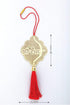Shree Ram Ji Car Rear View Mirror Décor in Brass, Shree ram Ji Rear View Mirror Car Hanging Ornament/Car Pendant/Amulet for car, Perfect Car Charm...