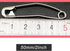 Metal Curved Safety Pins 50mm/2inch Basting Pins for Quilting Curved (100 Counts)...