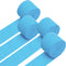 Crepe Paper Streamers 4 Rolls 328ft, Pack of Light Blue Crepe Paper for Frozen Party Baby Shower Birthday Wedding Graduation Events Decoration Sup...