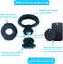 Gym Magnetic Phone Holder Mount for MagSafe, Dual Magnetic Phone Holder for Gym Attach to Metal Surface, Gym Phone Holder Compatible with iPhone 1...