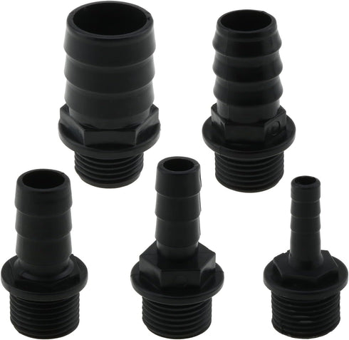 5IN1 Nozzles Kit for Fountain Pump, Aquarium, Fish Tank, Pond, Hydroponics, Statuary Accessories 5 Sizes...