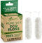 Biodegradable Mint Dental Tooth Lace Floss - 2X Refillable Flossers - 100% Organic Natural and Compostable Teeth Silk Spool - Waxed with Candelill...