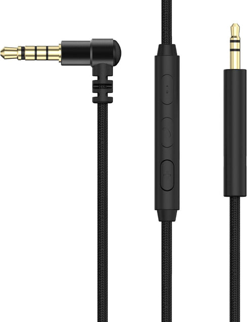 Cubilux 3.5mm to 2.5mm Headphone Cable with MIC Compatible with Bose QuietComfort 45/35/25 Noise Cancelling 700, Sennheiser Momentum 4, JBL Tune 7...