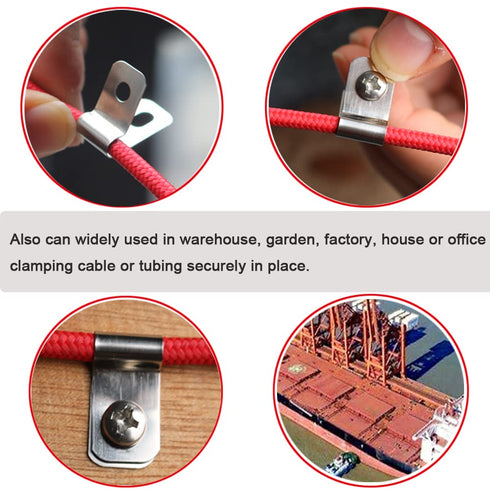 100 Pcs Fence Wire Agricultural Fencing Screws, Stainless Steel Screw for Mount Welded Wire to Vinyl, Wood or Metal Fence...