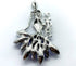 Shiny bling rhinestone inlaid greek letter ZETA ZPB sorority society girl metal brooch...