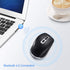 cimetech Wireless Bluetooth Mouse, Computer Mouse, Slim Noiseless Optical Wireless Mice with 2400 DPI Compatible for Laptop, ipad, Mac (BT4.0+2.4G...