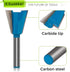 Dovetail Router Bit 1/4 Shank, Dovetail Jig for Router, 1/2" 3/4" 3/8" 5/8" 7/8" Dia Wood Milling Cutter Tool for The Construction of Boxes Drawer...