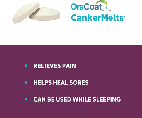 Oracoat® CankerMelts® Stick-On Melts™ Mouth Sore Treatment, 20 Count...