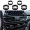 5pcs Aluminum Car Centre Console AC Air Conditioning Knob Sound Volume Knob Cover Trim for 10th Honda Accord Sedan Sport EX EX-L LX 2018 2019 2020...