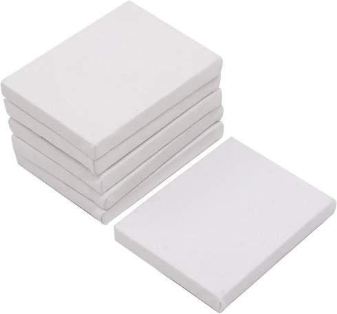 Mini Stretched Canvas 3.5x2.75 Inch Small Blank Canvas Pack of 12...