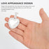 GLEAVI Heart Bezels 12 Set of Rhinestone Trays Pendant Sublimation Pendant Trays Heart Shape Double Sided Rhinestone Bezel Trays for Making Heart ...