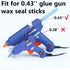 Silver Wax Seal Sticks, ONWISE 20pcs Glue Gun Wax Sealing Sticks Suit for 0.43‘’ Glue Gun, Great for Wax Seal Stamp, Wedding Invitations, Envelope...